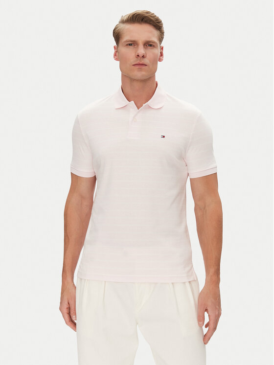 

Рубашка поло стандартный крой MW0MW39994 Tommy Hilfiger, розовый