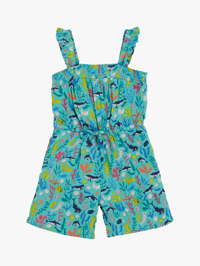 

Детский комбинезон Annabelle с квадратным вырезом и шортами Frugi, Sea Life