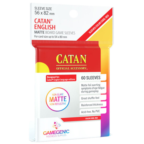 

Настольная игра Gamegenic Catan: Matte Sleeves - Clear (60)