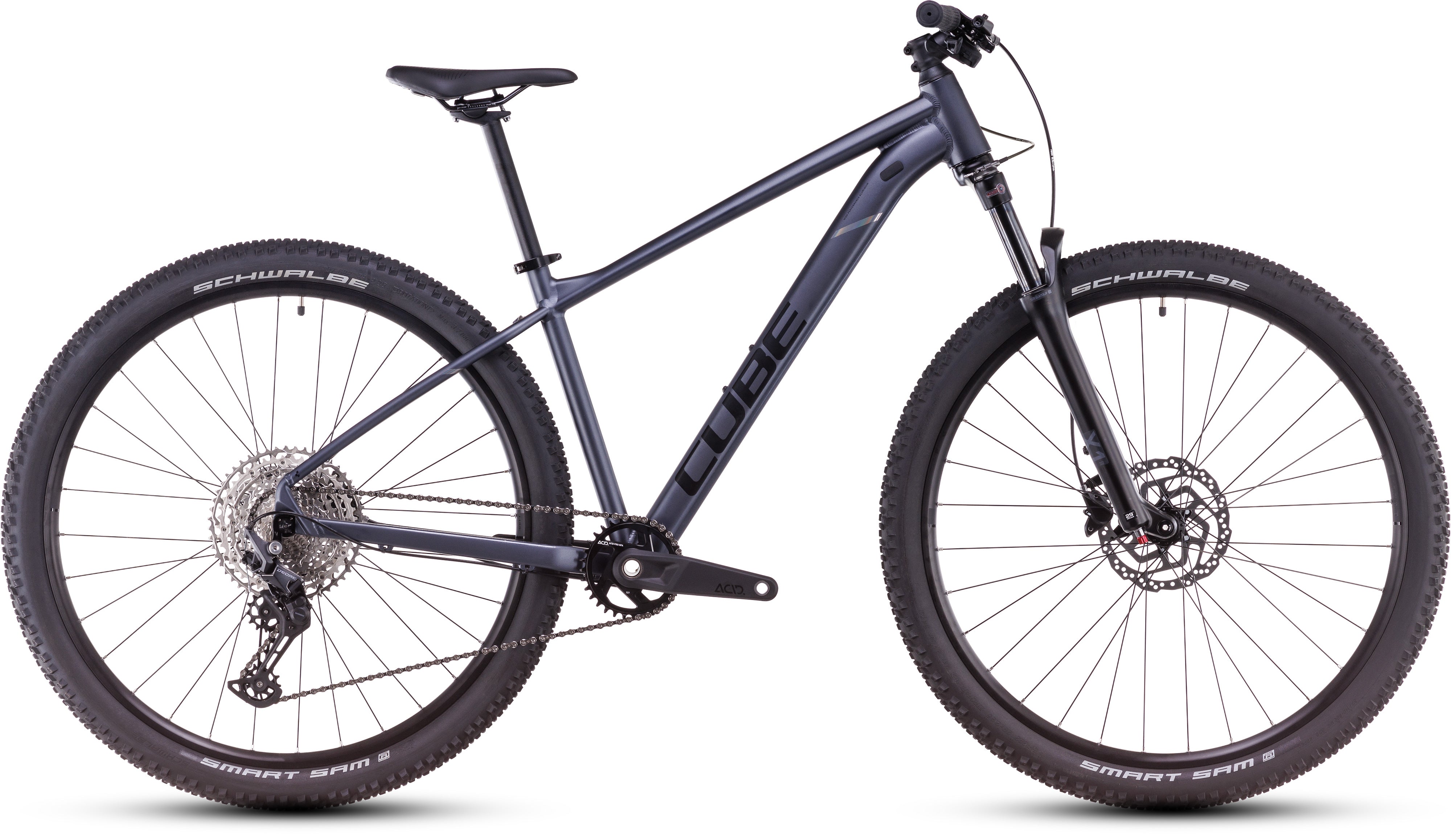 

Горный велосипед Cube Attention Pro metallicgrey´n´black (2025)
