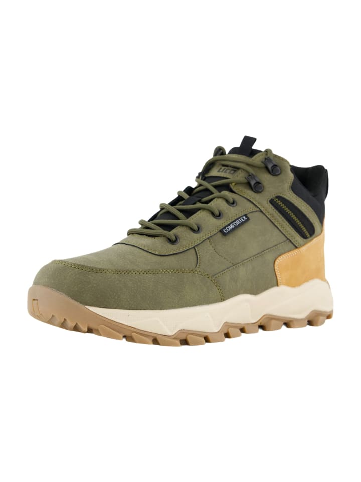 

Lico Ботинки на шнуровке зеленого цвета