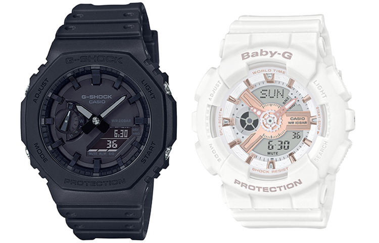 

CASIO Часы Unisex Pair Table Series Black Watch, Black Dial+White Dial (Matching Pairs)