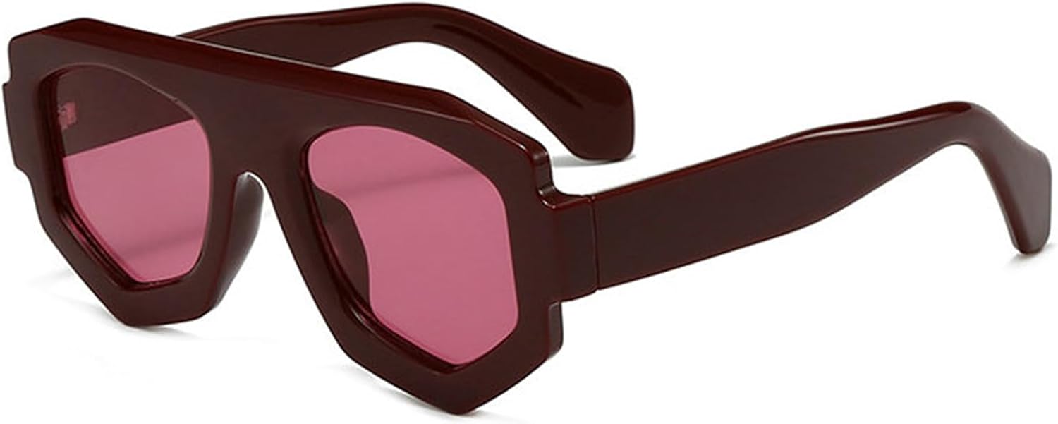 

Солнцезащитные очки Willochra Y2k в винтажном стиле, нестандартной формы, для женщин и мужчин, роскошные дизайнерские панк-очки, большая оправа, плоская верхняя часть, солнцезащитные очки для улицы, C7