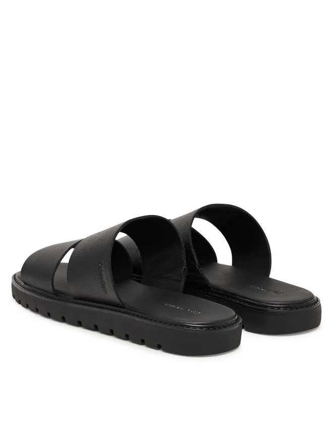 Calvin Klein Мюли, квадратные формованные сандалии Db Lth HM0HM02234, черные — фото 3