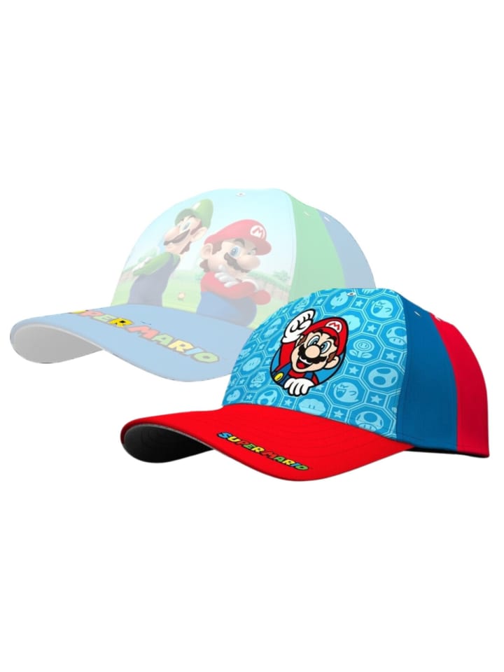 

Шапка Super Mario, разноцветный