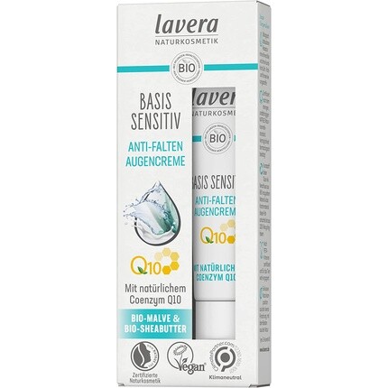 

Q10 Крем для глаз против морщин с мальвой и маслом ши 15мл, Lavera