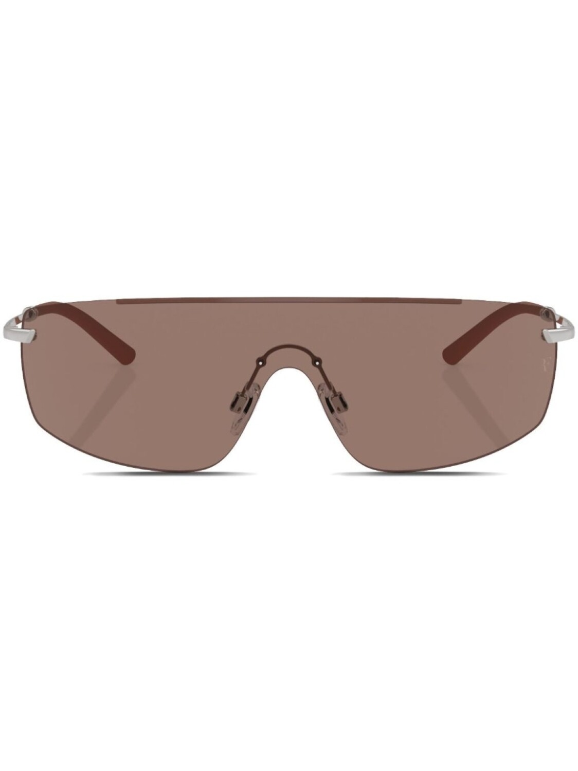

Солнцезащитные очки-маска R-5 Oliver Peoples, серебряный