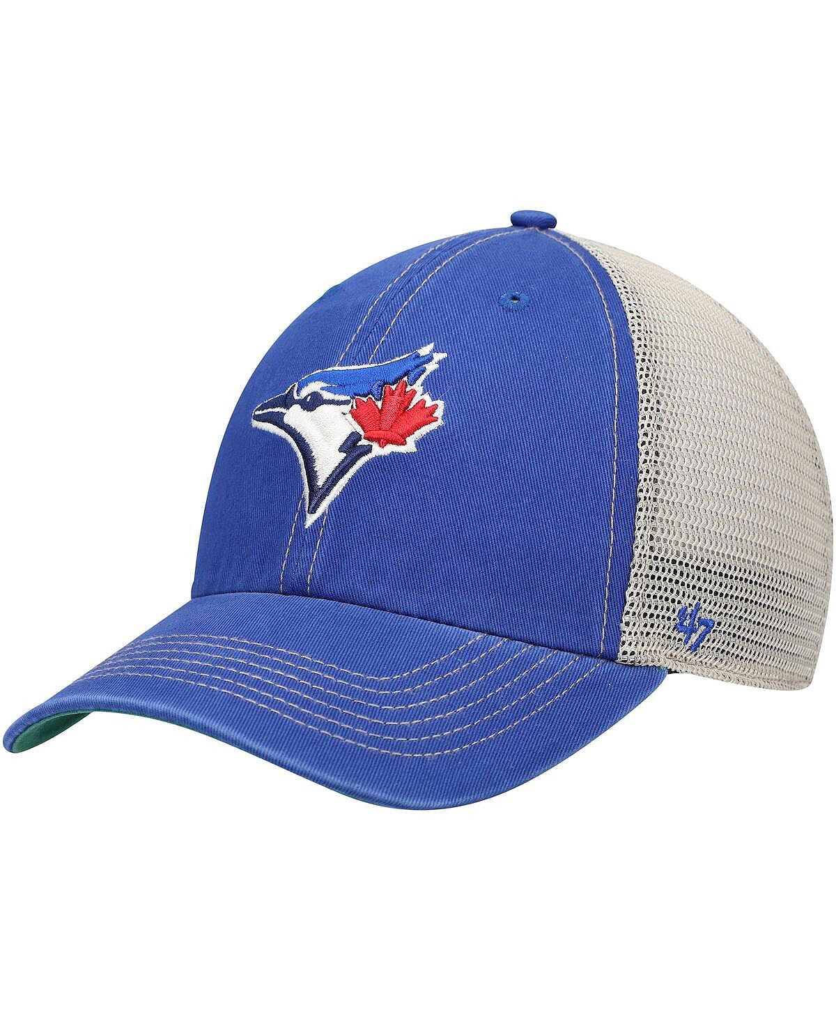 

Мужская кепка Royal Toronto Blue Jays Trawler Clean Up Trucker Snapback '47 Brand