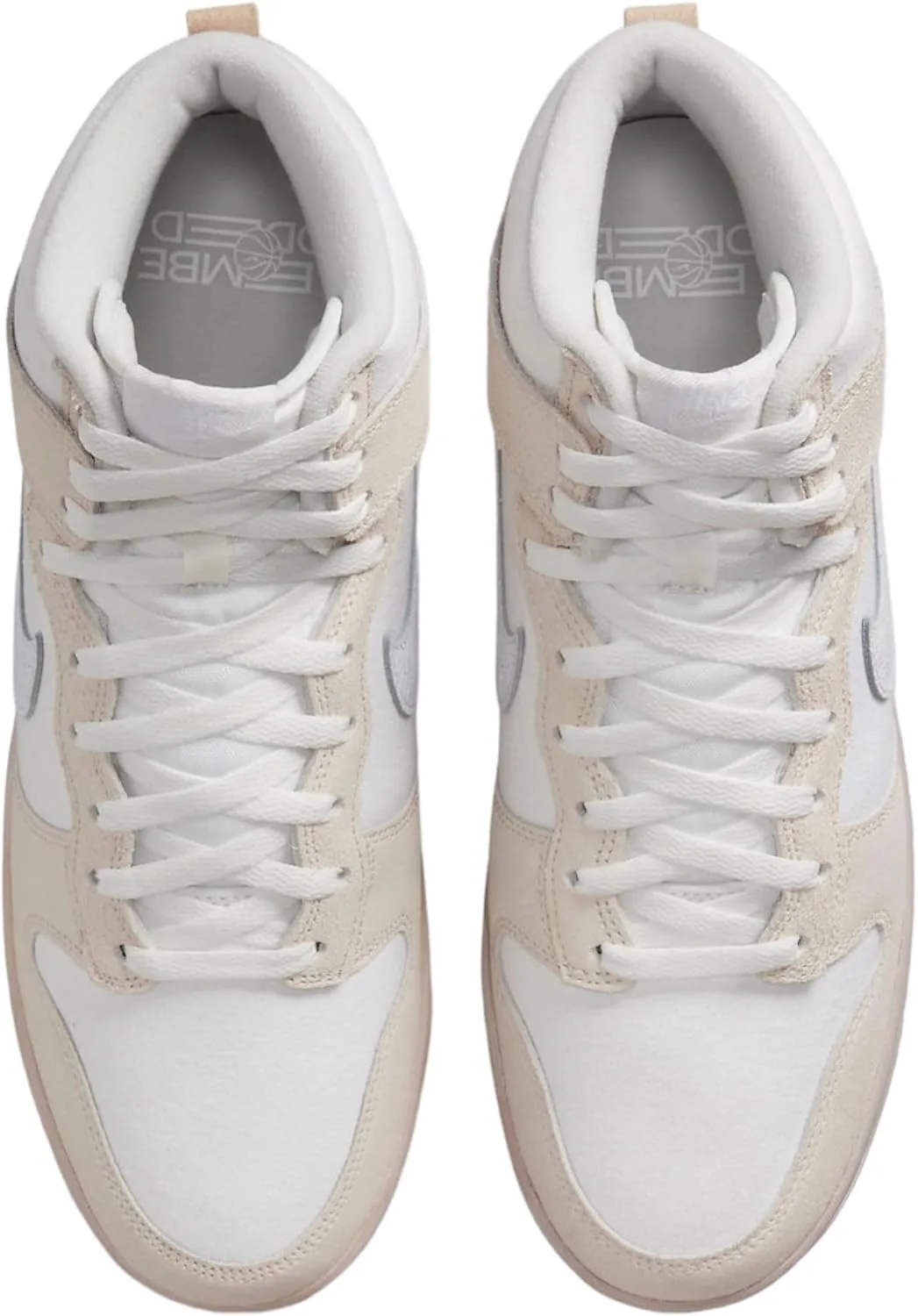 Мужские баскетбольные кроссовки Nike Dunk Hi Retro, белый — фото 4