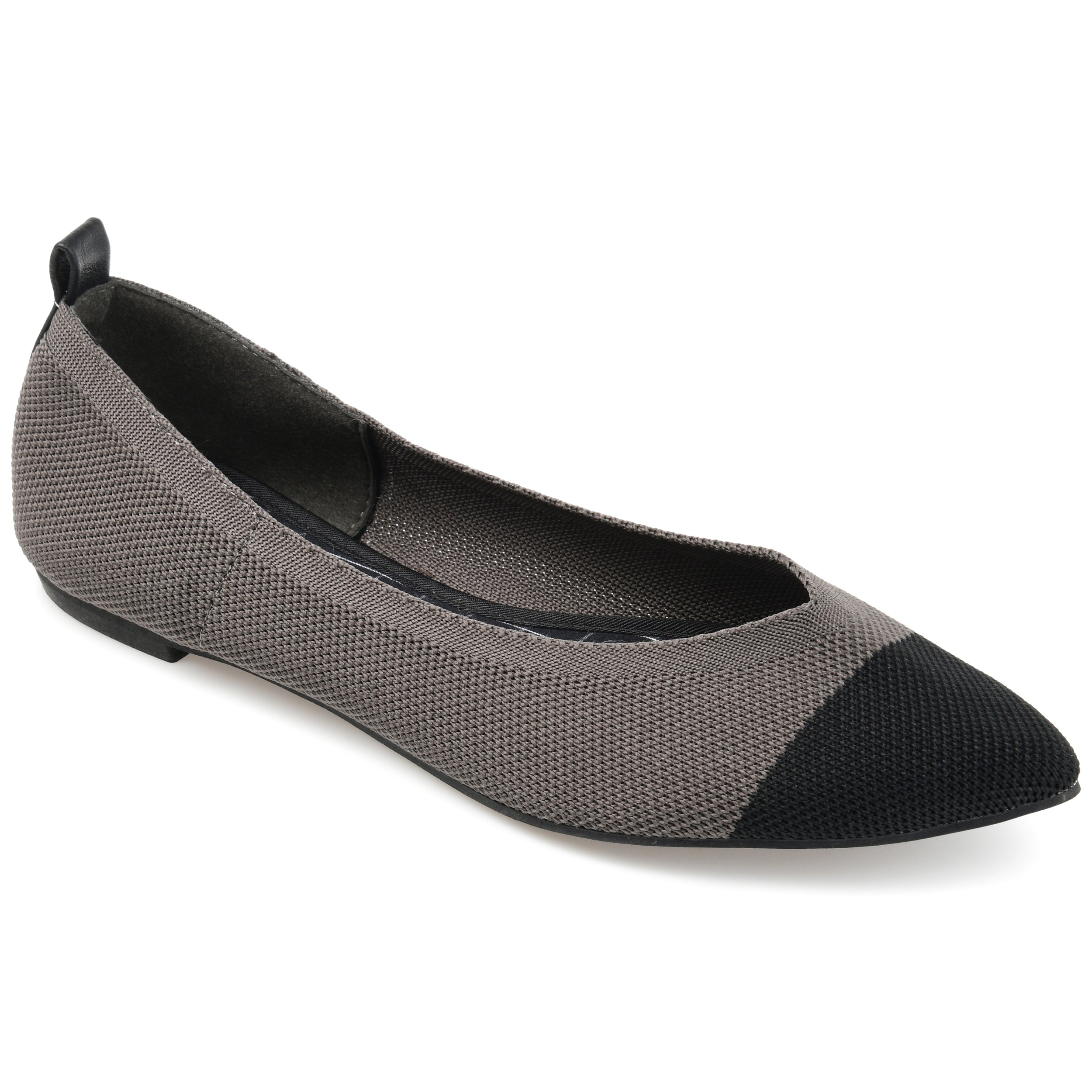 Женские балетки Veata с широкой колодкой и мягкой стелькой Tru Comfort от Journee Journee Collection, серый