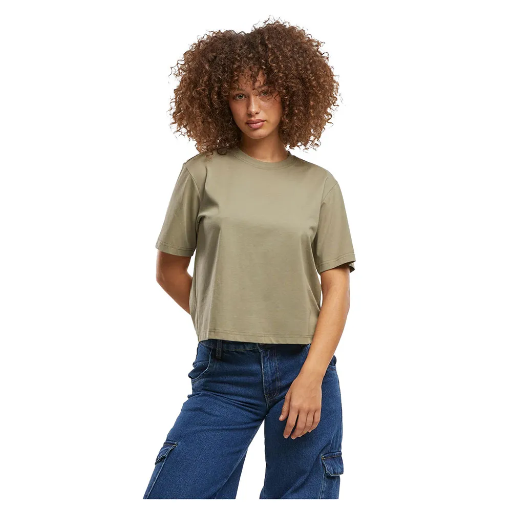 

Футболка с коротким рукавом Build Your Brand Ladies Sorona Loose Fit, зеленый