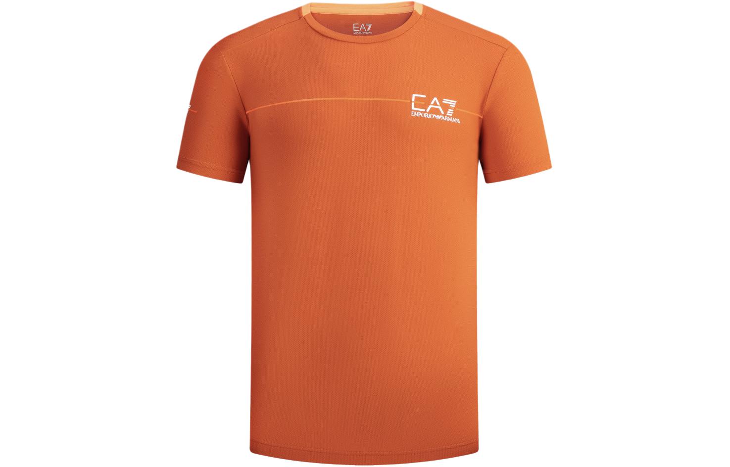 

Футболка EA7 SS23 мужская EMPORIO ARMANI, оранжевый