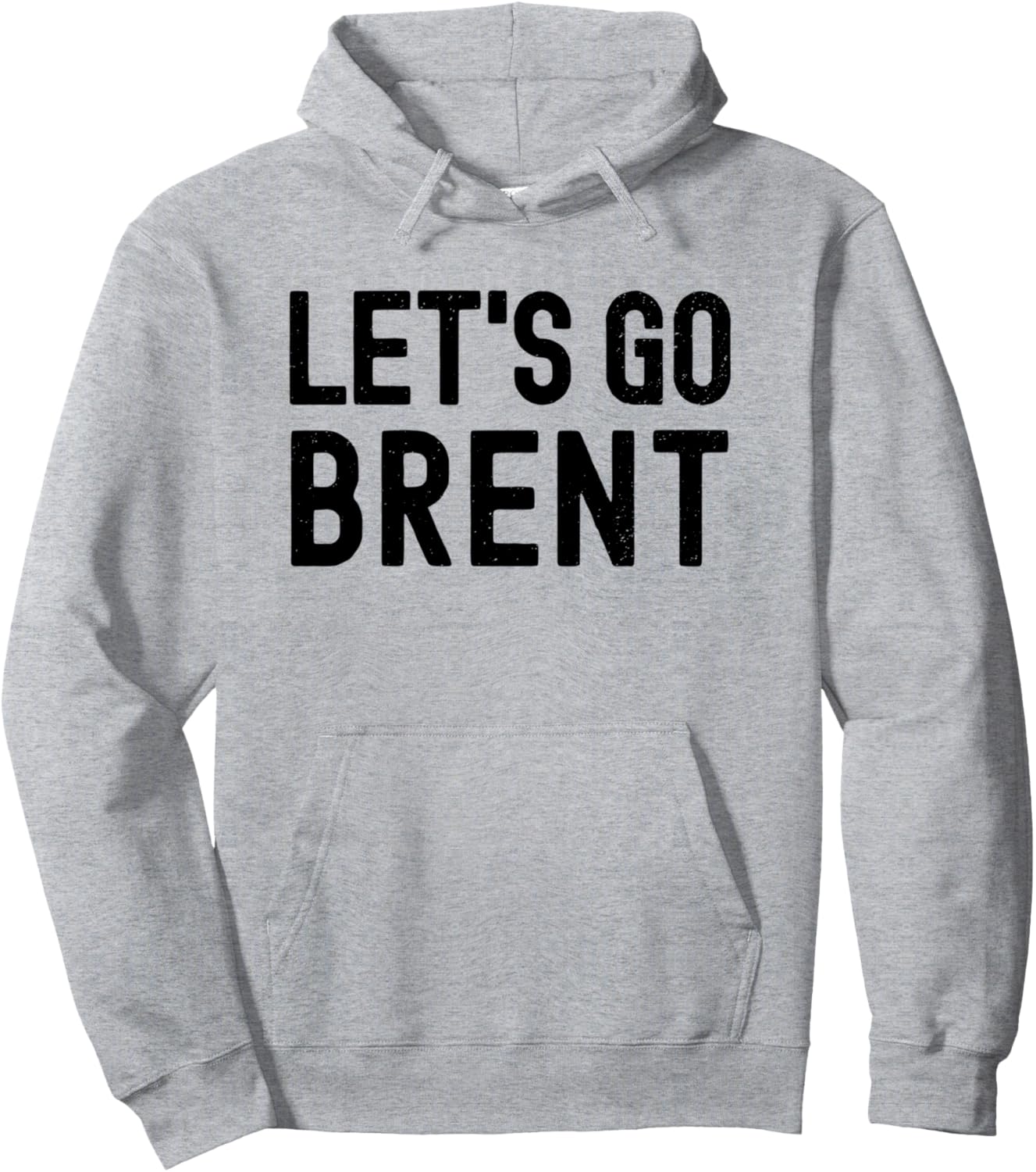 

Персонализированная толстовка с именем для мужчин и мальчиков на день рождения Lets Go Brent Name Apparel, серый