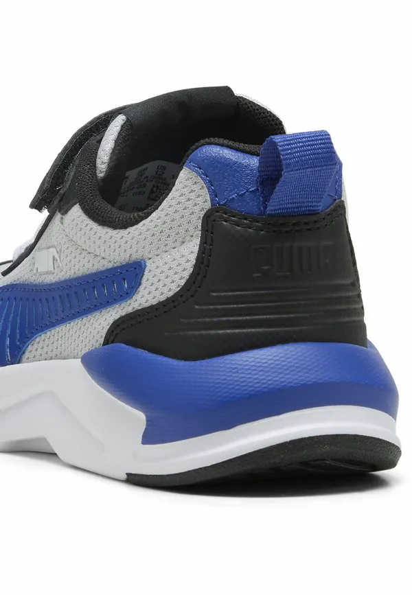 Кроссовки xray 3 Puma, Glacial Gray Vivid Blue Black — фото 4