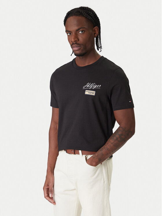 

Футболка regular fit Modern Ath Graphic MW0MW41471 Tommy Hilfiger, черный