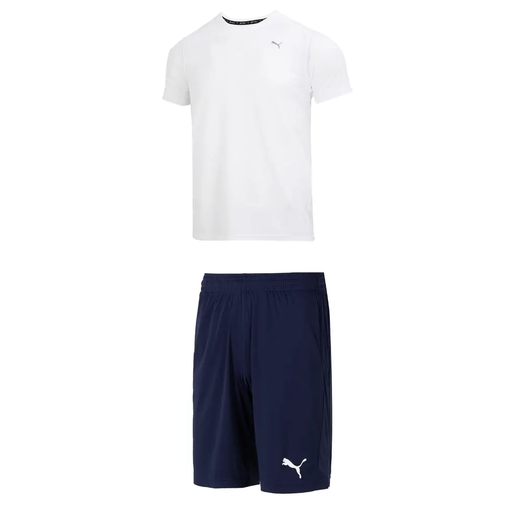 

Повседневная спортивная одежда для мужчин Белый/синий Puma, белый/голубой