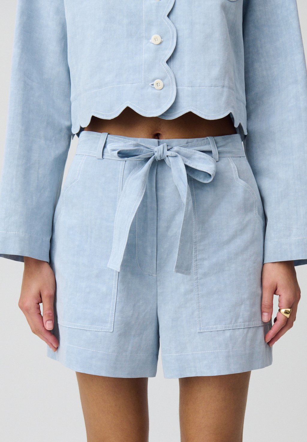 

Джинсовые шорты CEINTURÉ Claudie Pierlot, синий