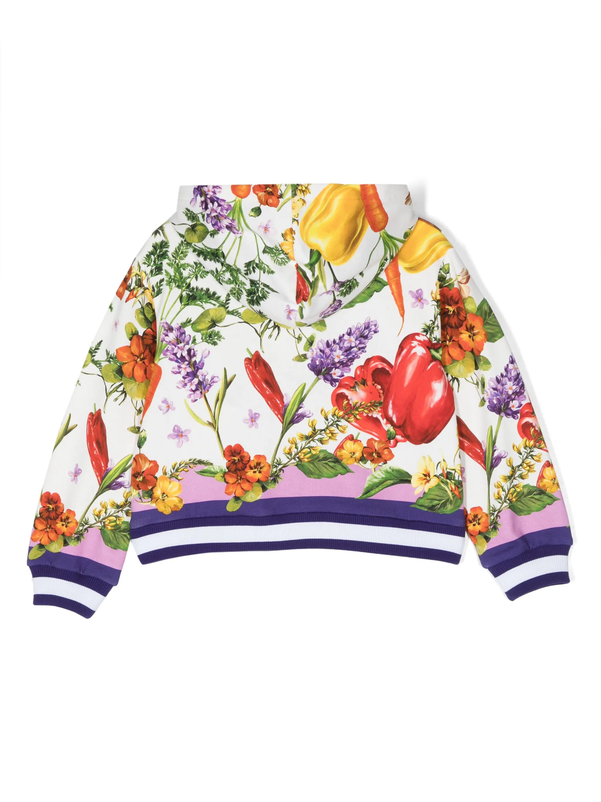 Худи с принтом Farmer Dolce & Gabbana Kids, белый — фото 2