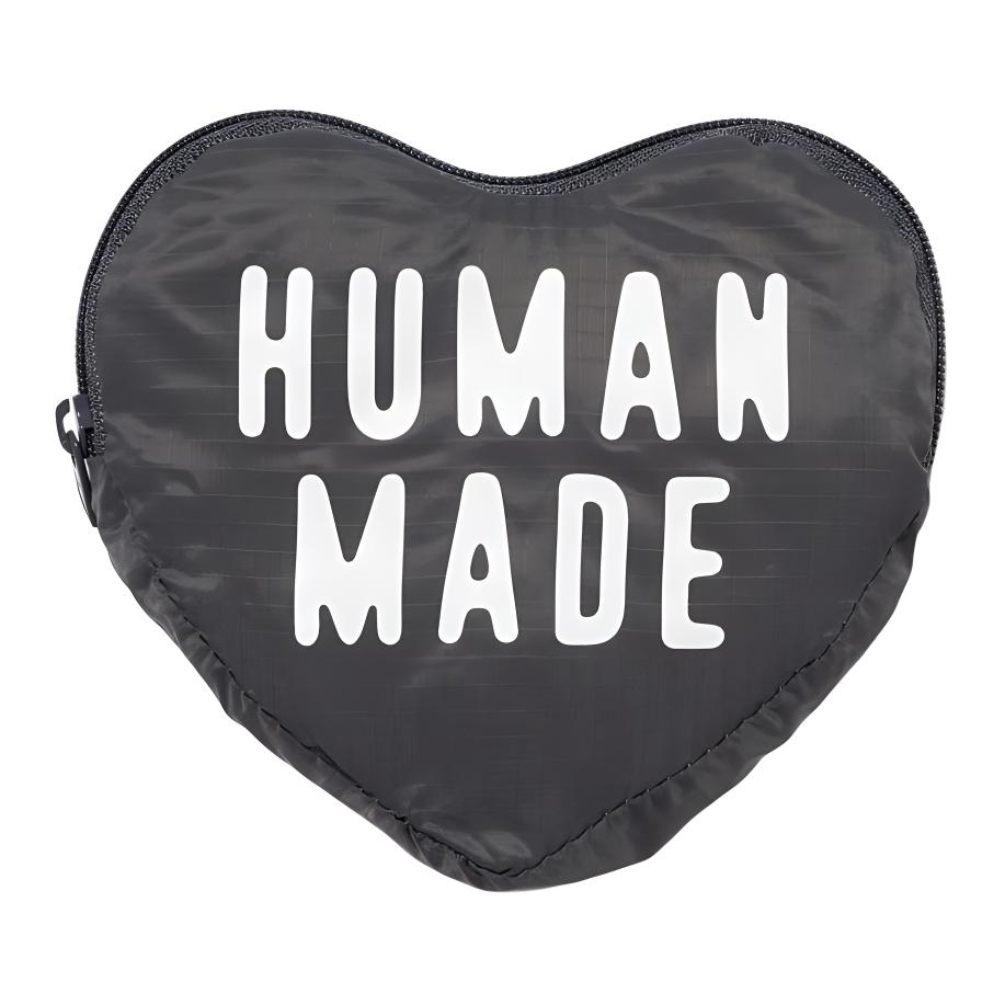 

HUMAN MADE Сумка-шоппер с сердечками из рипстопа, Gray