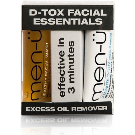 

Men-u D-TOX Facial Essentials 3 минуты DTOX и глубокое очищение с полезным для здоровья умыванием лица 15 мл Men-Ü
