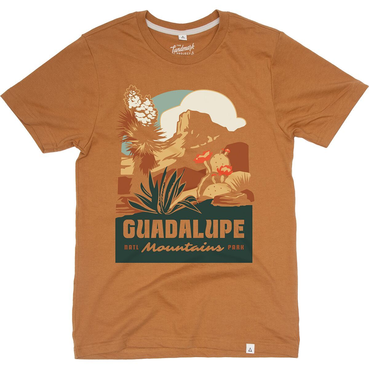 

Футболка с коротким рукавом Guadalupe mountains national park Landmark Project, цвет canyon