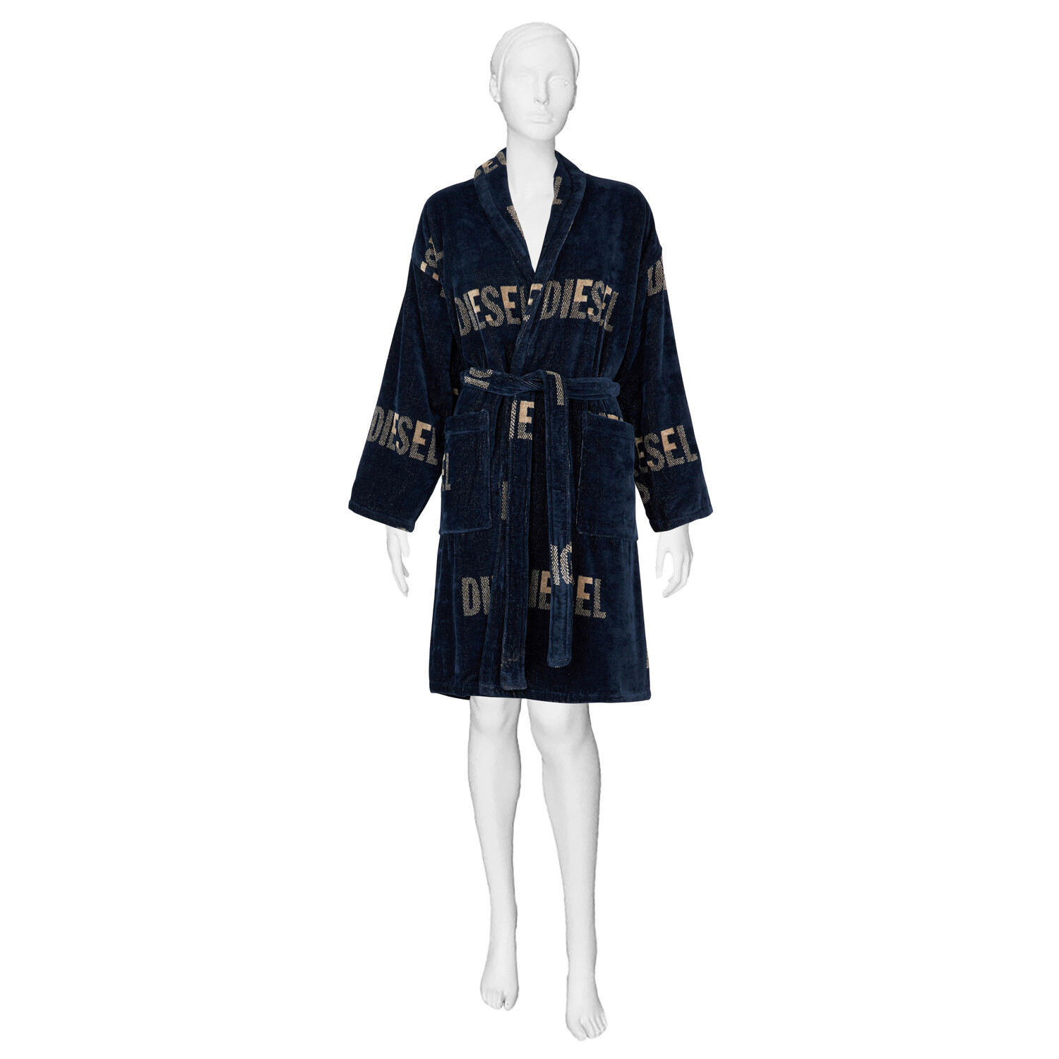 

Банный халат l/xl унисекс Diesel, синий