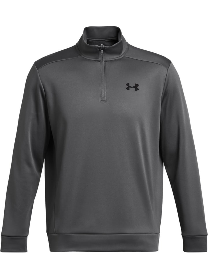 

Лонгслив Ua Armour Fleece 1/4 Zip Under Armour, серый
