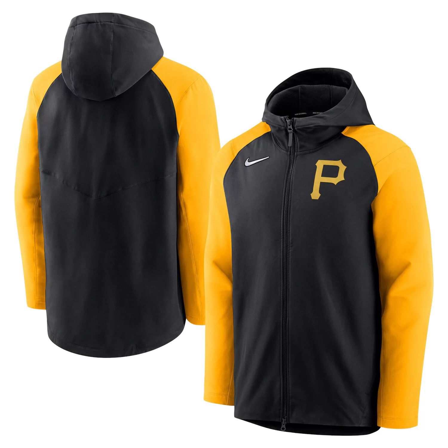 

Мужская черная/золотая толстовка с капюшоном с молнией во всю длину Pittsburgh Pirates Authentic Collection Performance реглан Nike, Черный, Мужская черная/золотая толстовка с капюшоном с молнией во всю длину Pittsburgh Pirates Authentic Collection Perfor