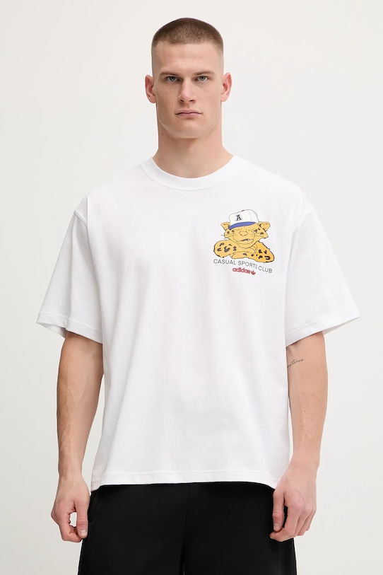 

Футболка хлопковая Graphic Os Ss T Adidas Originals, белый