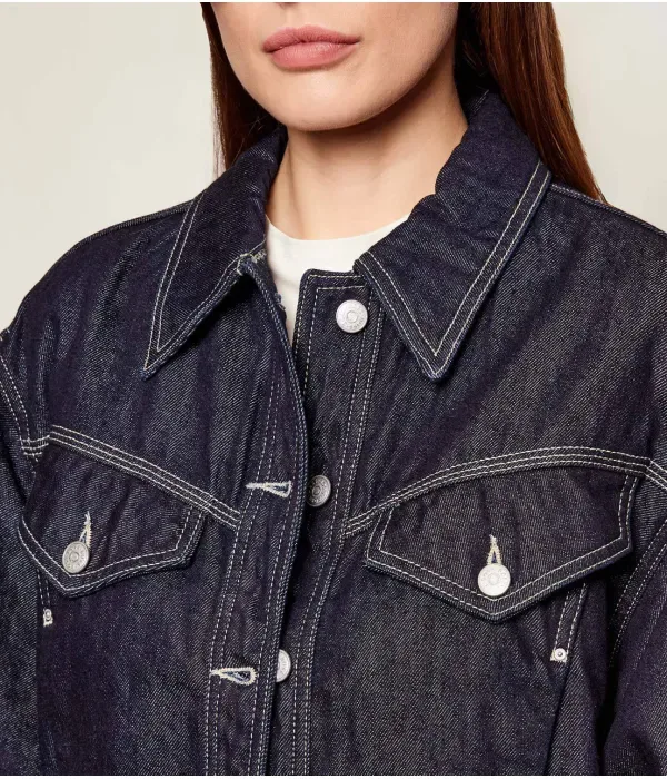 Джинсовая куртка C_TRUCKER 1.0 cropped fit Boss Orange, темно-синий — фото 4