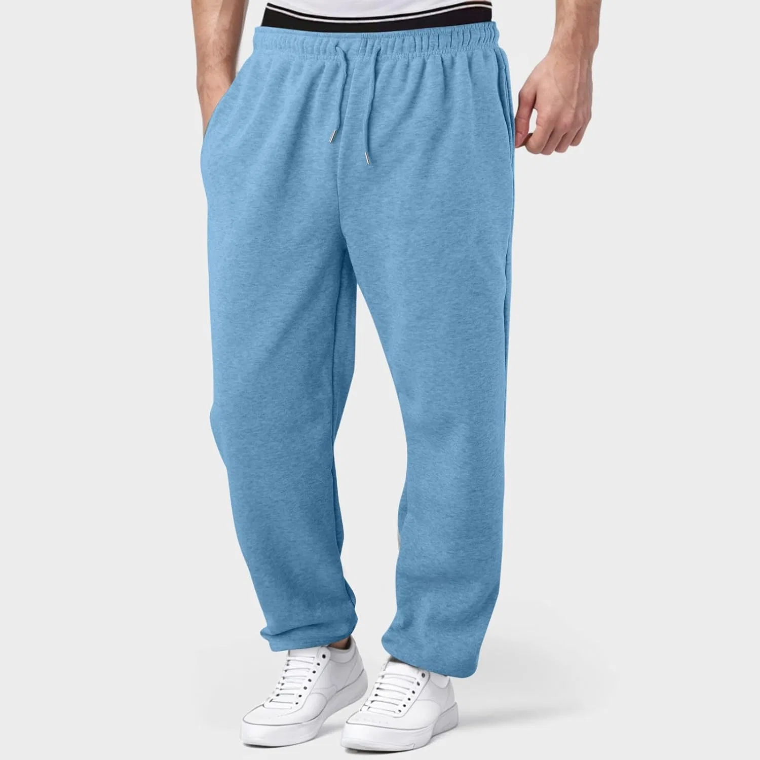 Спортивные брюки для мальчиков XovLAHzY, A02-light Blue — фото 2
