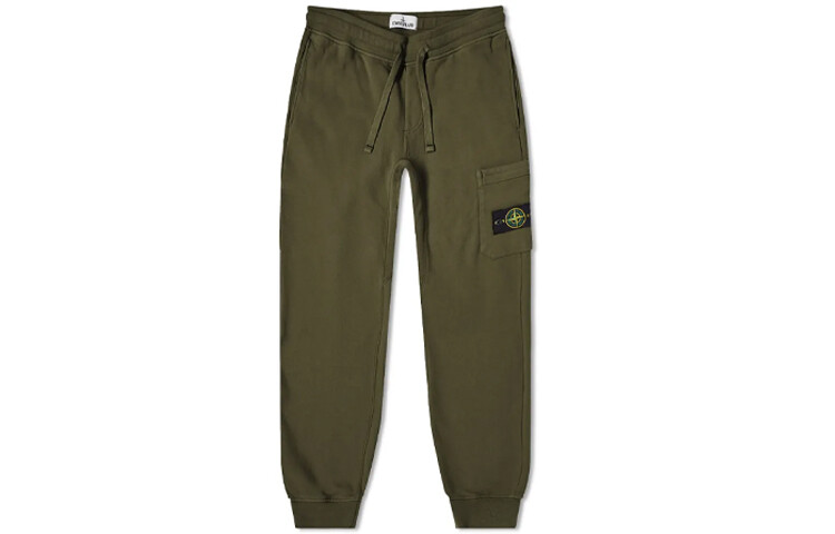 

Брюки-карго мужские темно-зеленые Stone Island, темно-зеленый
