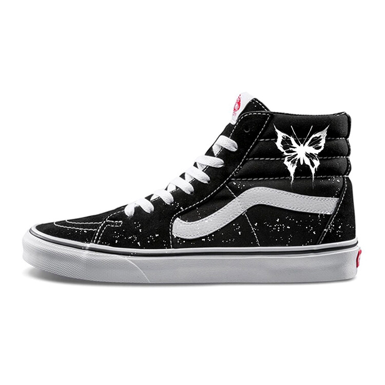 

SK8 Скейтбордические кеды женские высокие черный/белый Vans