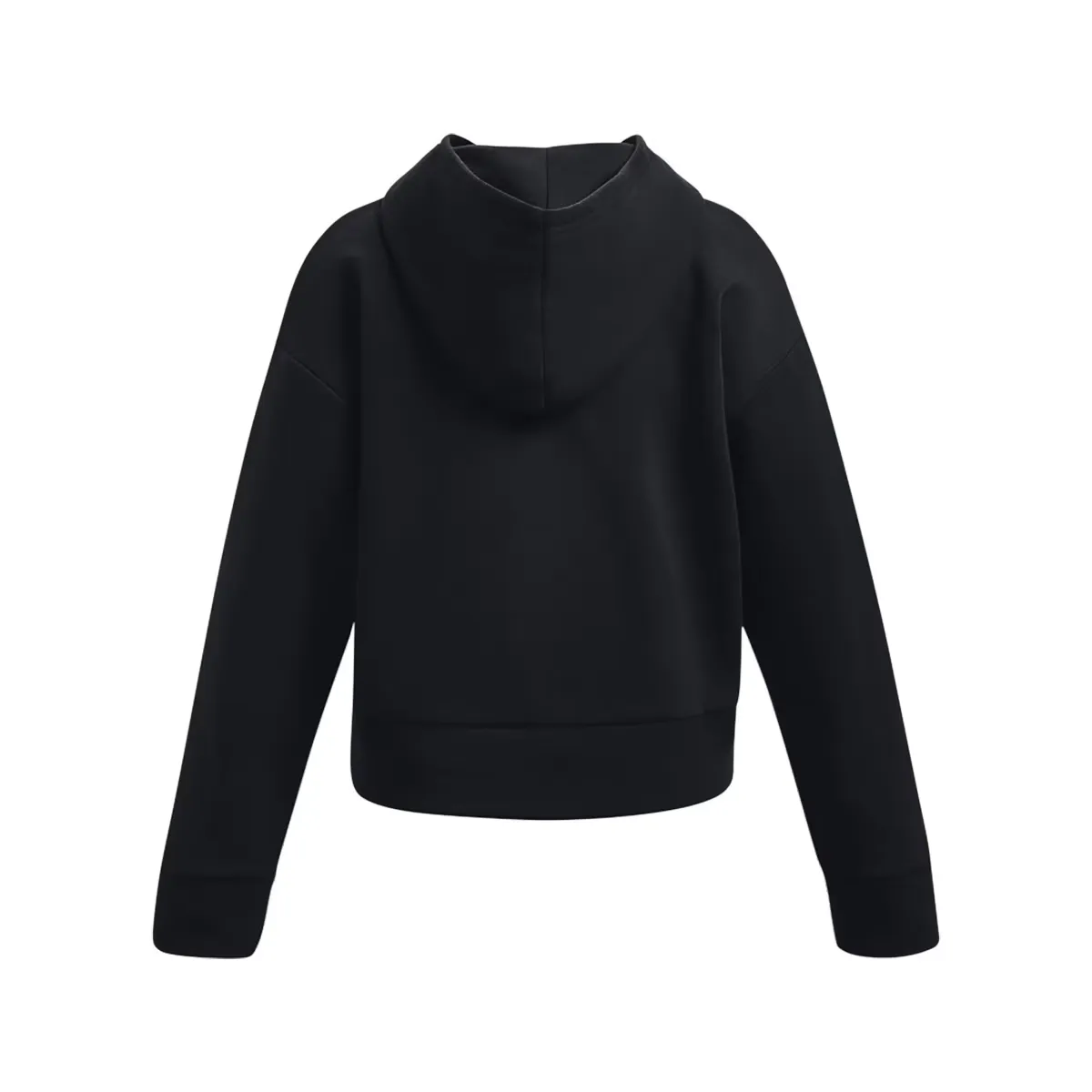 Женская соперница флисовая толстовка Crop Under Armour, чёрный — фото 2