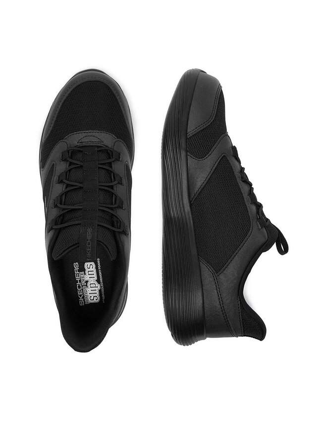 Кроссовки GO RUN 400 V2 TETRA SPEED 303855L BBK Skechers, черный — фото 4