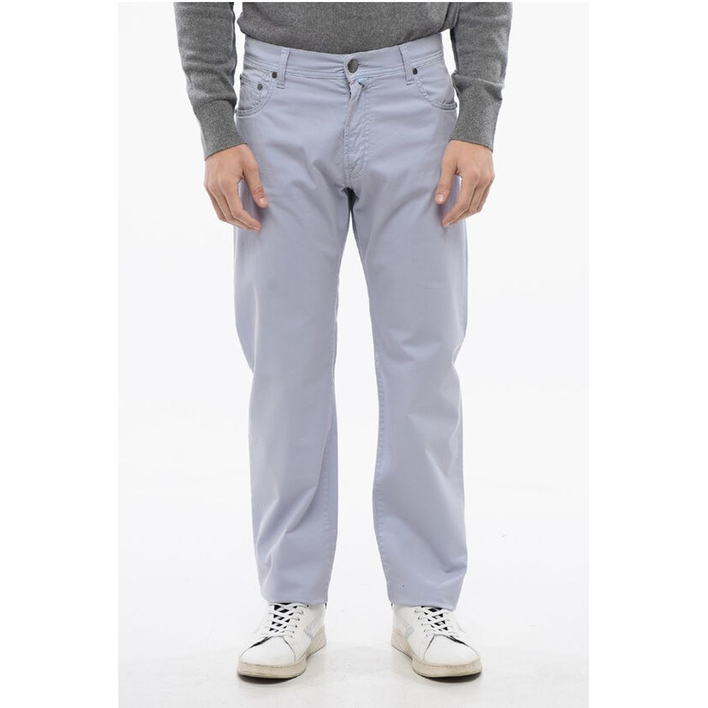 

Фиолетовые хлопковые брюки Corneliani, Purple