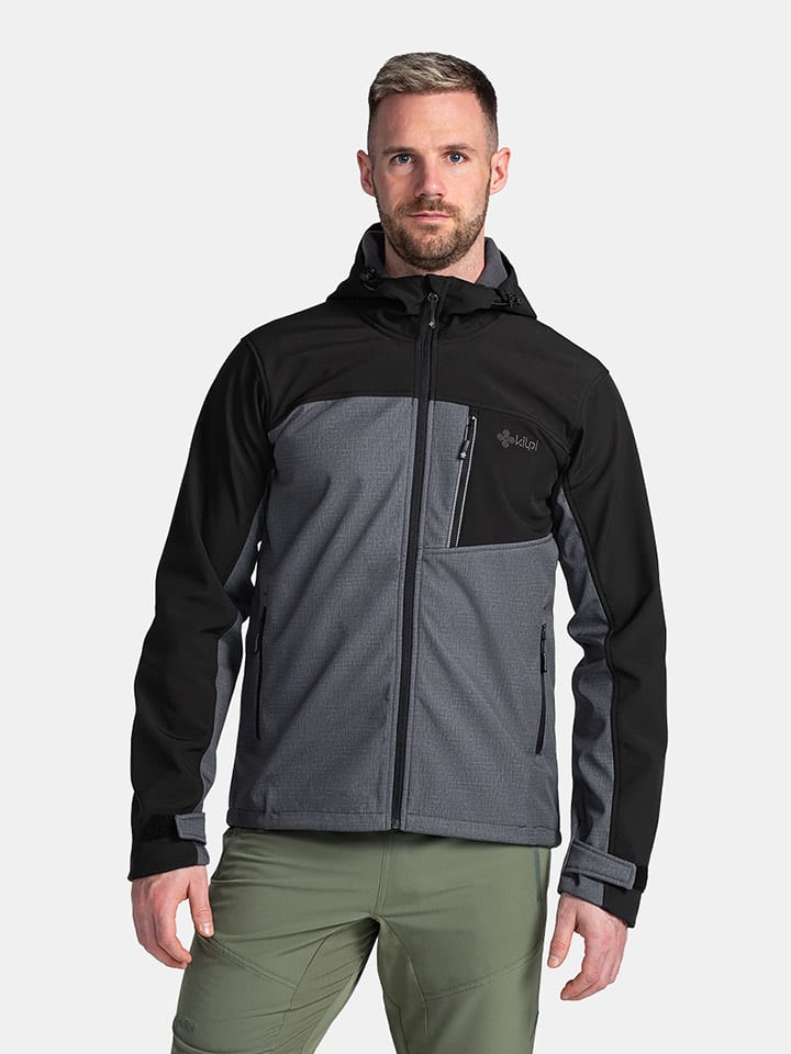 

Куртка софтшелл Kilpi Softshelljacke Ravio, цвет Grau/Schwarz