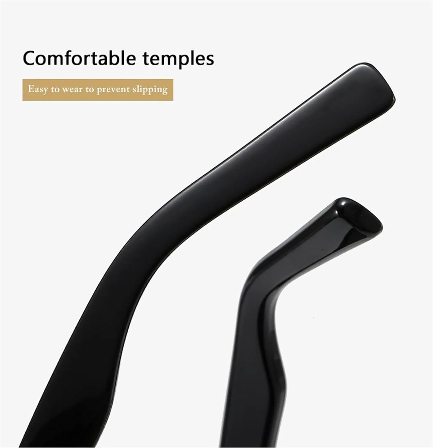 

Мужские солнцезащитные очки с большой оправой, для активного отдыха, женские для поездок на работу, отдыха, декоративные солнцезащитные очки Generic, Black