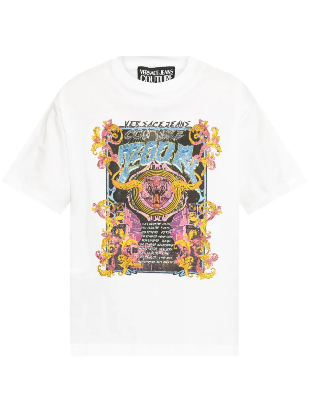 

Футболка с принтом Versace Jeans Couture, белый