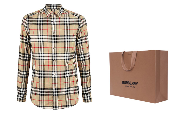 Футболка мужская Burberry клетчатая цветная — фото 3