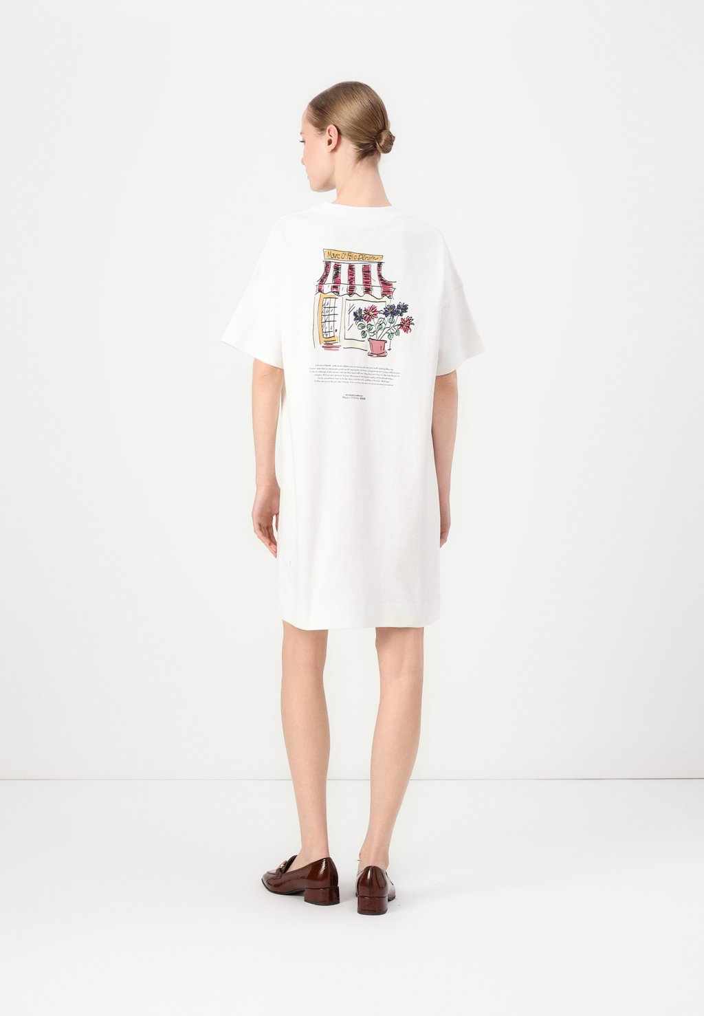 

Платье из джерси DRESS LOOSE FIT Marc O'Polo DENIM, белый