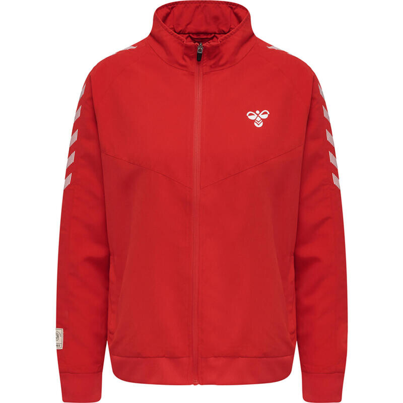 

Hmlgg12 Track Jacket Женская мультиспортивная куртка из переработанного полиэстера HUMMEL, цвет rot