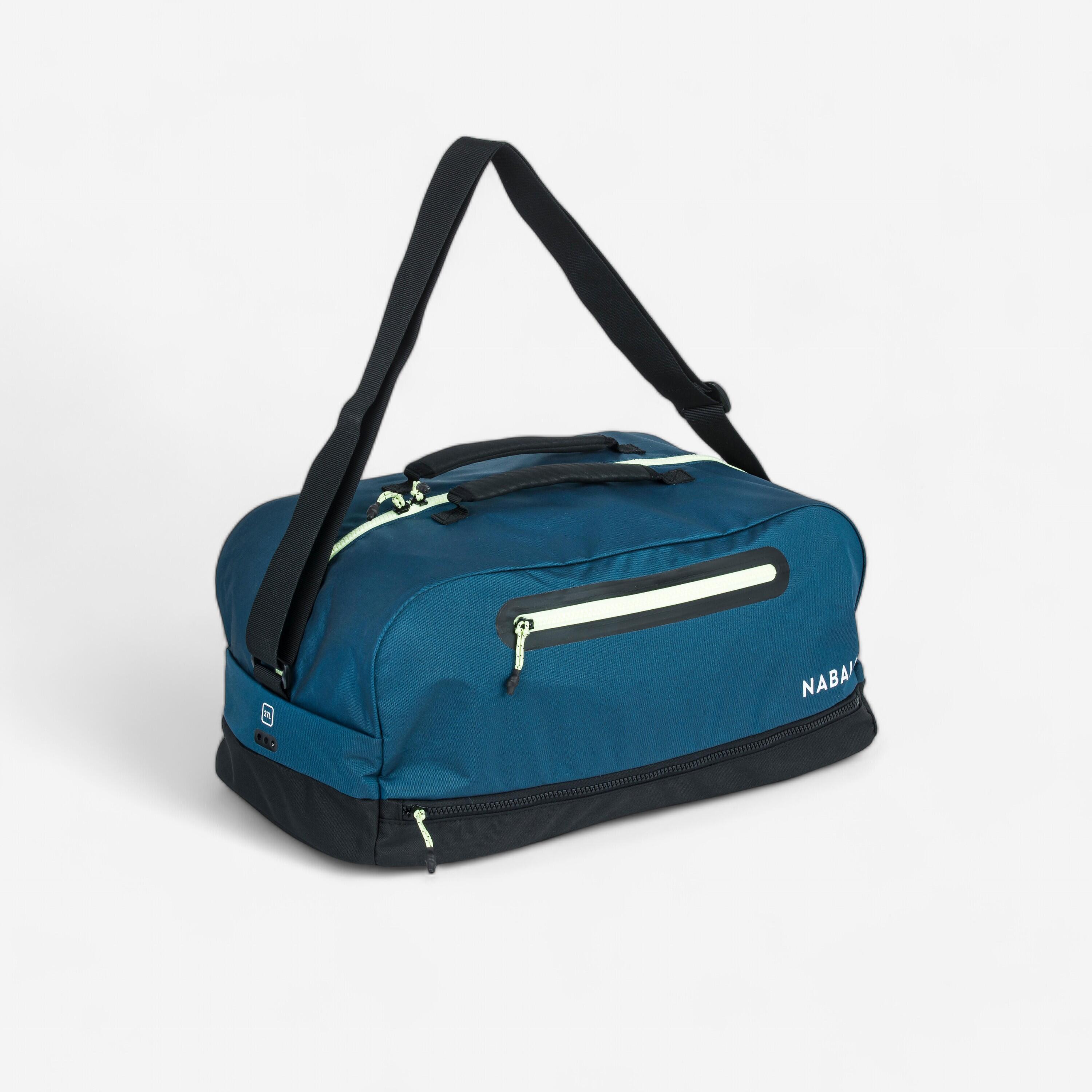 

Синяя чёрная плавательная сумка Decathlon 27 л