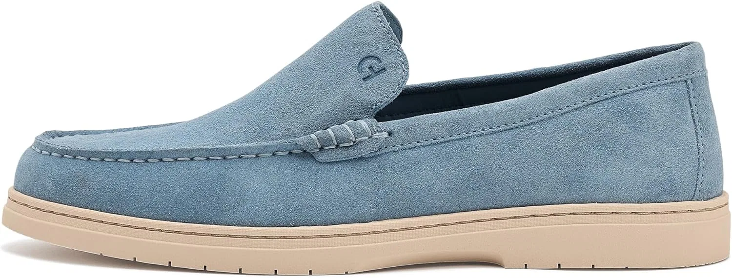 Лоферы с замшевым верхом Cole Haan, Dusty Blue Suede/Ivory — фото 4
