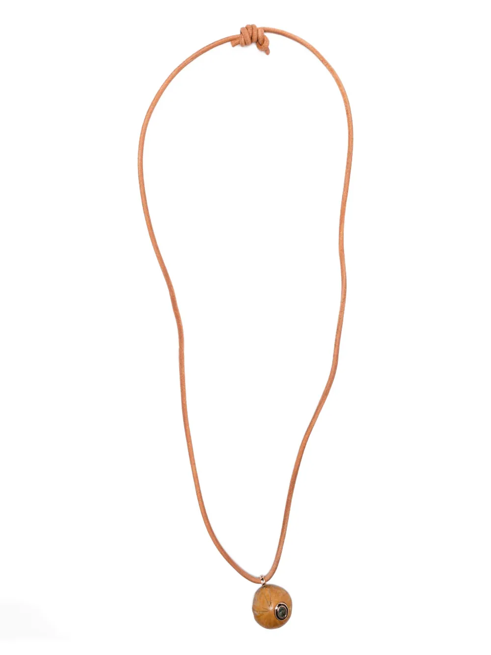 

Колье Fossilized из розового золота с аквамарином Dezso