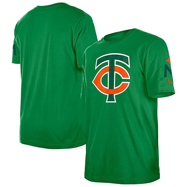 

Мужская футболка minnesota twins st patrick's day shamrock fill kelly green New Era