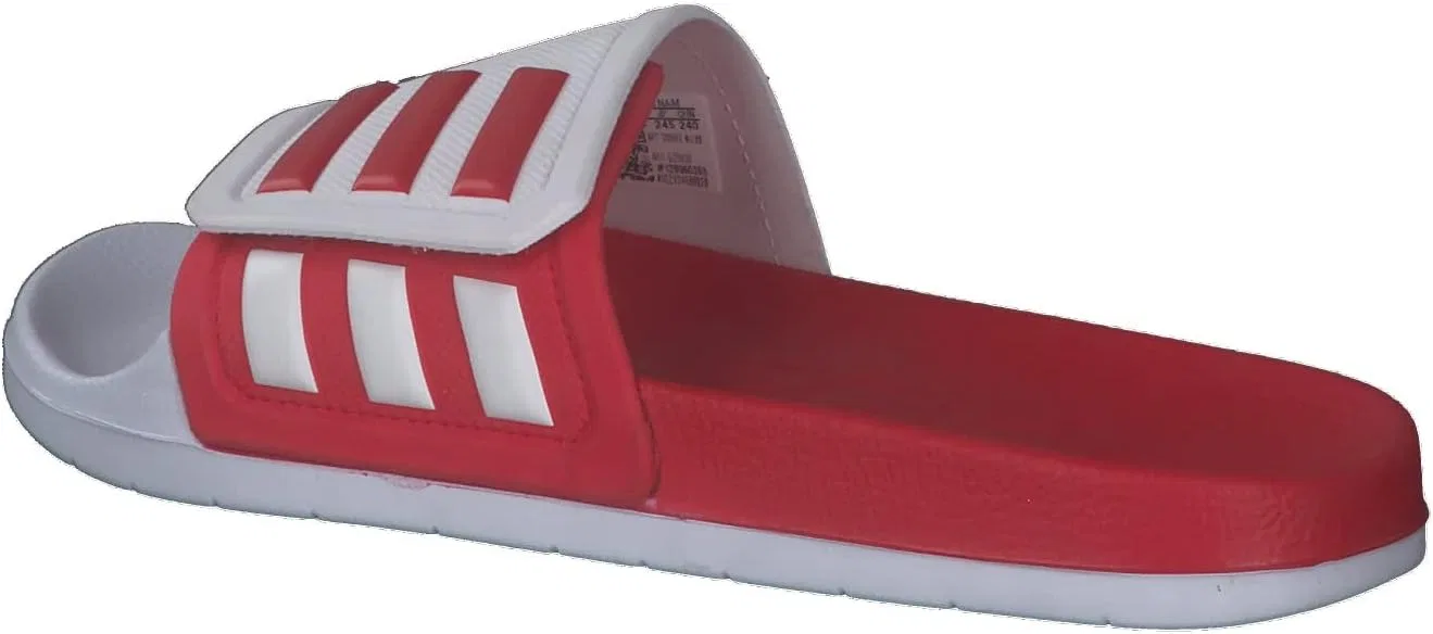 Шлепанцы унисекс Adidas Adilette TndШЛЕНДЫ, Ftwr White Scarlet Scarlet — фото 3
