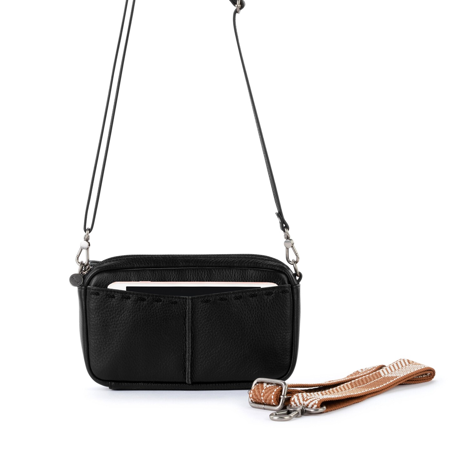 

Через плечо Lodi для смартфона Sakroots, цвет Leather - Black