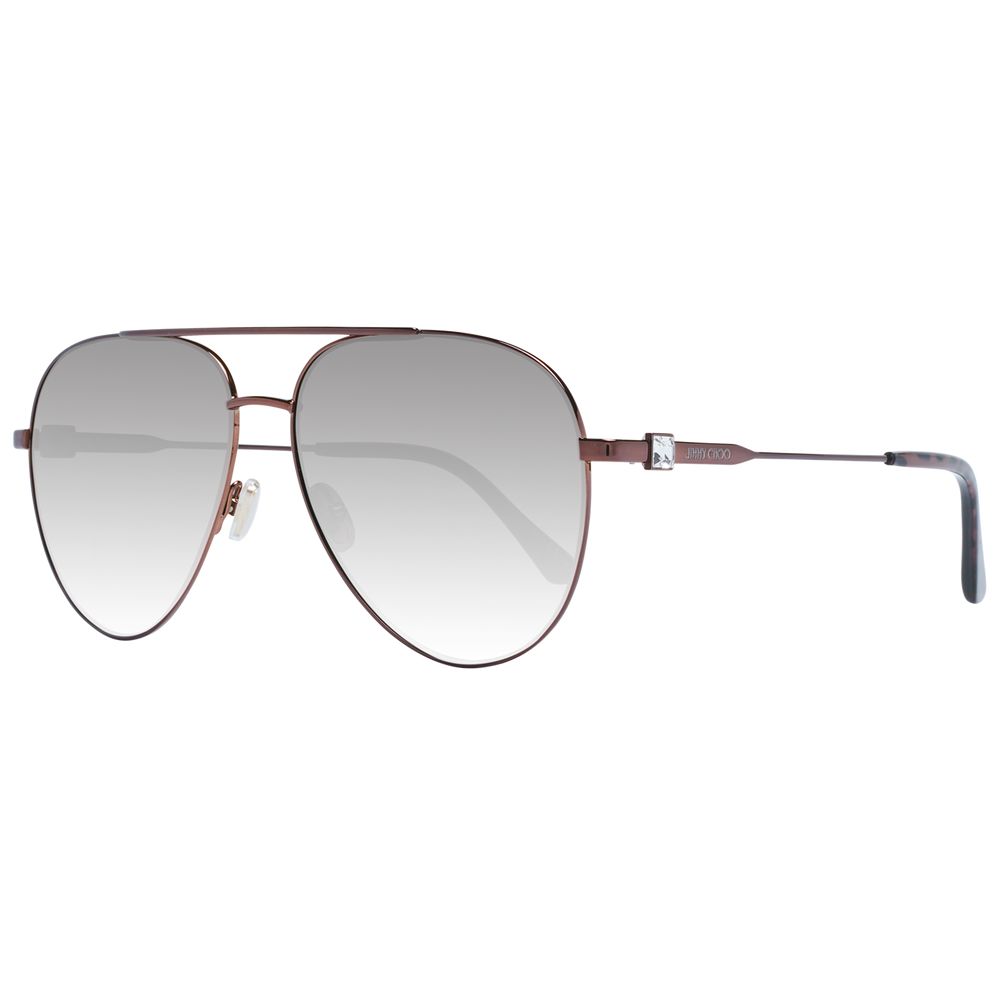 

Коричневые женские солнцезащитные очки Jimmy Choo Eyewear