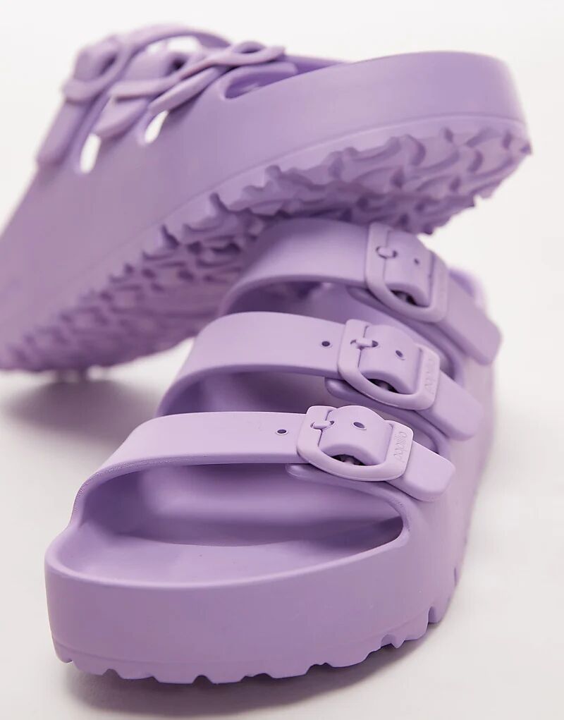 Сандалии Birkenstock Florida III из ЭВА на гибкой платформе фиолетового цвета — фото 2